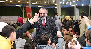 Kestel'de binlerce kişi Ramazan ayında her gece aynı sofrada buluştu