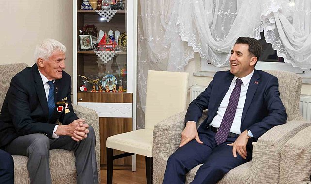 Kıbrıs Gazisi Bilal Özkan'a ziyaret