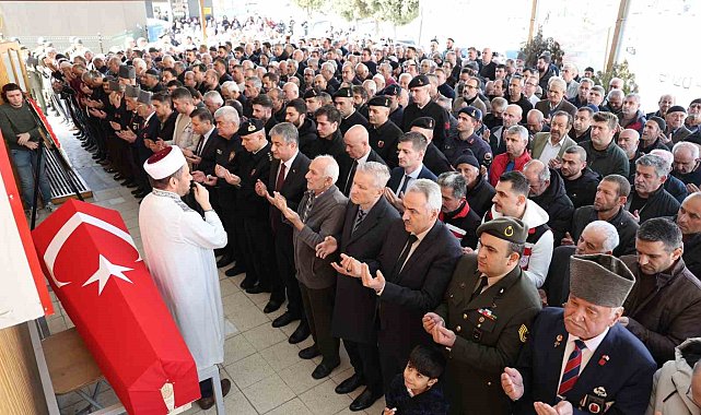 Kıbrıs gazisi törenle son yolculuğuna uğurlandı