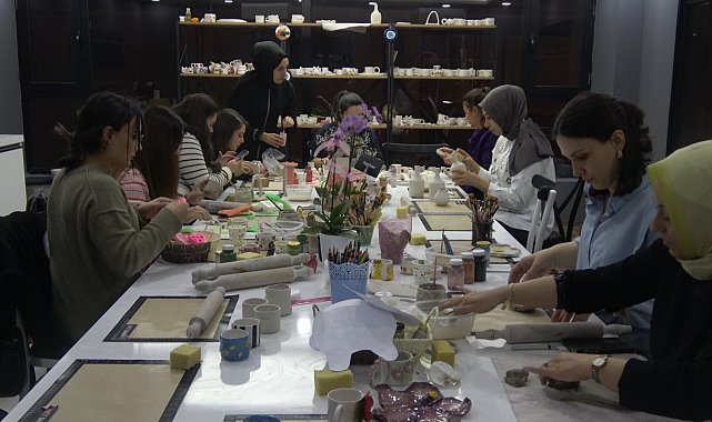 Kilis'te sanat kadınlara terapi oluyor