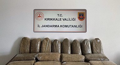 Kırıkkale'de 80 kilogram kaçak tütün ele geçirildi: 1 gözaltı