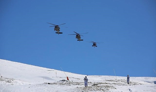 Kış saha tatbikatı başarıyla tamamlandı