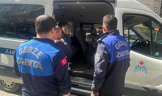 Kocaeli Gebze zabıtası dilencilere izin vermiyor