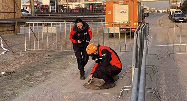 Kocaeli'de 12 gündür devam eden gaz yangını, AFAD ekipleri ölçüm yaptı