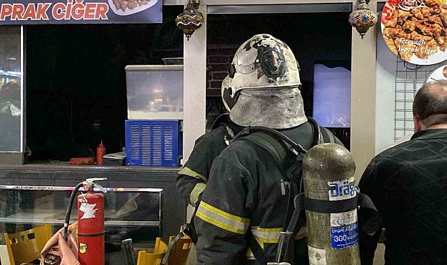 Kocaeli'de restoranda korkutan yangın