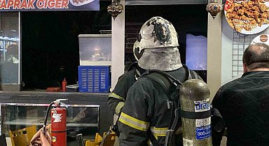 Kocaeli'de restoranda korkutan yangın