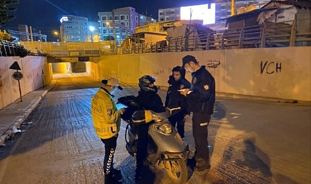 Konak'ta motosiklet uygulamalarında ceza yağdı