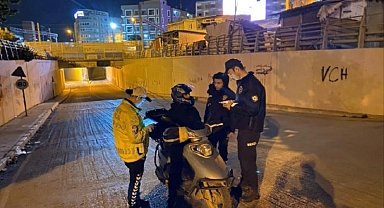 Konak'ta motosiklet uygulamalarında ceza yağdı