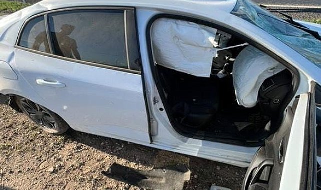 Kontrolden çıkan otomobil takla attı: 2 yaralı