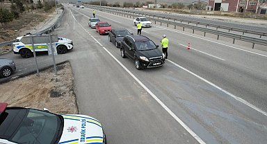 Konya'nın 824 kilometrelik 7 şehirler arası kara yolunda kazalara karşı bayram önlemi