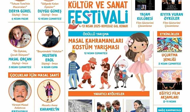 Köyceğiz'de Çocuk Kitapları Kültür ve Sanat Festivali başlıyor