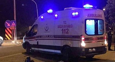 Küçük Sanayi Sitesi'nde yaşanan trafik kazasında 1 kişi yaralandı