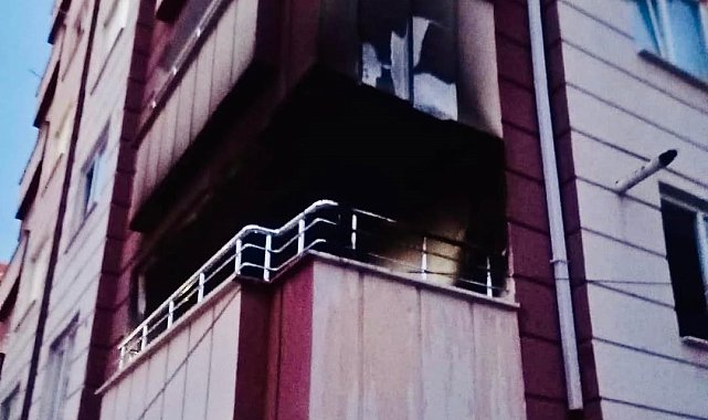 Kurtalan'da lojmanda yangın paniği