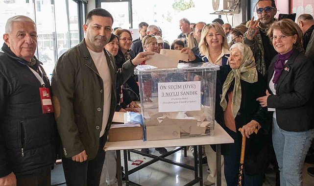 Kuşadalılar ön seçim için sandığa gitti