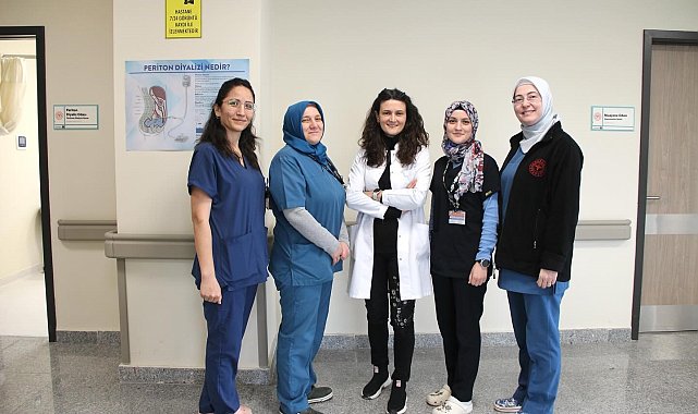 Kütahya Şehir Hastanesi'nde periton diyaliz tedavisi sürüyor