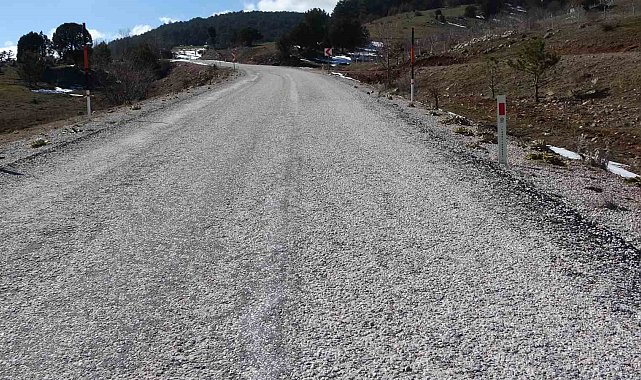 Kütahya'da köy yolları yenilendi, güvenli ve konforlu ulaşım sağlandı