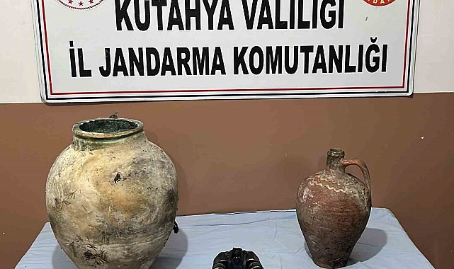 Kütahya'da tarihi eser operasyonu