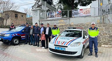 Kuyucak jandarmasından 'şekerli' bayram denetimi