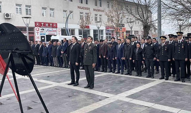 Malazgirt'te 18 Mart Şehitleri Anma Günü ve Çanakkale Zaferi'nin Yıldönümü