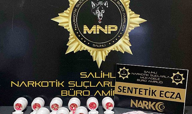 Manisa'da 500 sentetik ecza ele geçirildi