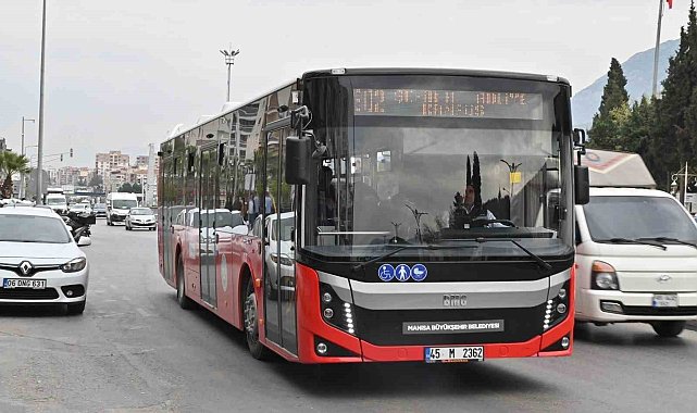 Manisa'da bayramda toplu taşıma ücretsiz