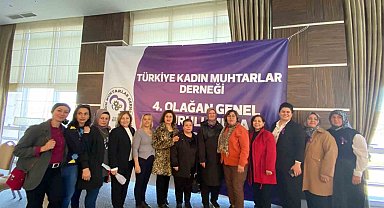 Manisalı kadın muhtarlar Ankara'da birlik ve dayanışma mesajı verdi