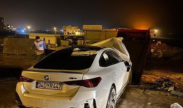 Mardin'de devrilen otomobildeki 1 kişi öldü, 3 kişi yaralandı