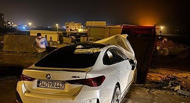 Mardin'de devrilen otomobildeki 1 kişi öldü, 3 kişi yaralandı