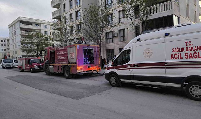 Mardin'de ev yangını: 5 kişi dumandan etkilendi