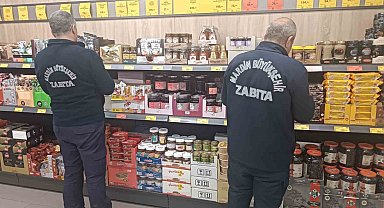 Mardin'de zabıta ekiplerinin market denetimleri devam ediyor