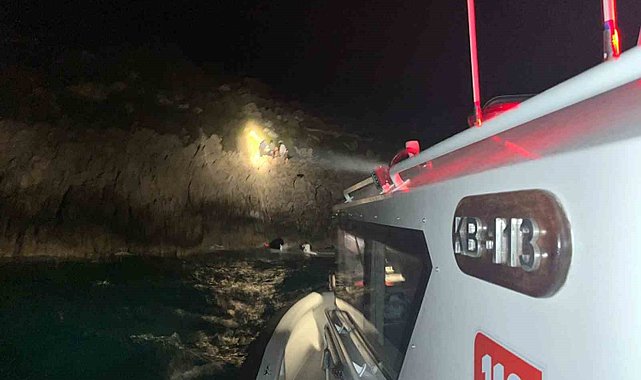 Marmaris'te 5'i çocuk 14 düzensiz göçmen kurtarıldı