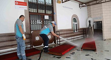 Marmaris'te camiler bayrama hazır