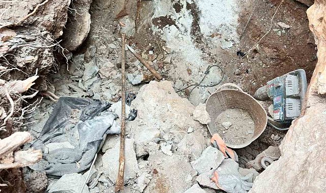 Marmaris'te kaçak kazıya polisten suçüstü