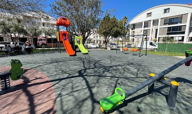 Marmaris'teki parklar yenileniyor