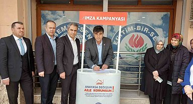 Memur-Sen aile yapısı ve özgürlükler için imza kampanyası başlattı