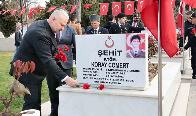 Menemen'de Çanakkale Şehitleri anıldı