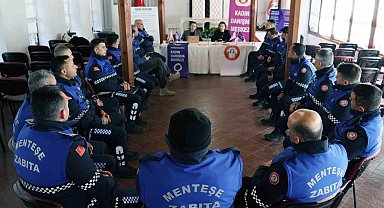 Menteşe Belediye zabıtasına kadına yönelik şiddetle mücadele eğitimi