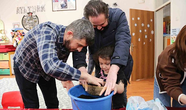 Meram Belediyesinde çocuklara sıfır atık ve çevre farkındalığı anlatıldı