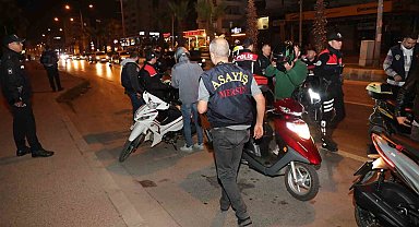 Mersin polisinden dron destekli denetim