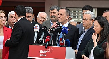 Mersin'de CHP'liler Ekrem İmamoğlu için toplandı