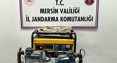 Mersin'de kaçak kazı yapan 4 şüpheli yakalandı