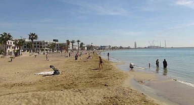 Mersin'de Mart ayında deniz keyfi