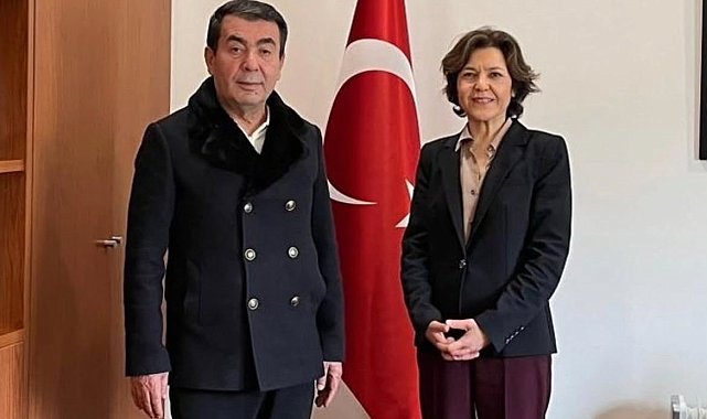 Metin'den Başkonsolos Zeybek'e ziyaret