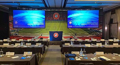 MHK Başkanı Ferhat Gündoğdu, UEFA hakem sempozyumuna katıldı