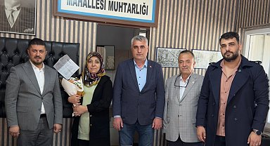 MHP Onikişubat'tan ilçenin kadın muhtarlarına ziyaret