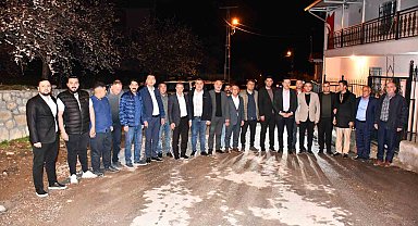 Milletvekili Tüfenkci ile Başkan Ulutaş, Akçadağ'da vatandaşlarla bir araya geldi