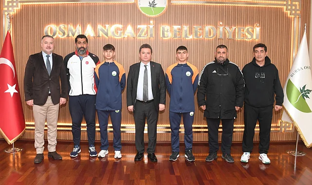 Milli sporcular Osmangazi'den Dünya Şampiyonası'na uğurlandı