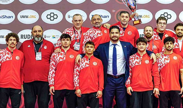 Milliler, U23 Avrupa Güreş Şampiyonası'nı 3 kupayla tamamladı