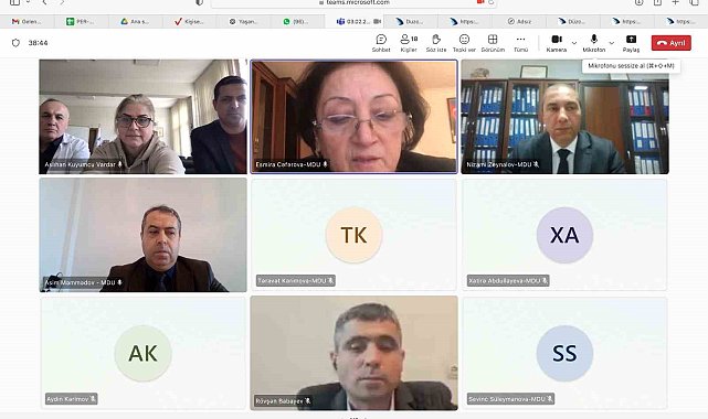 Mingeçevir Devlet Üniversitesi'yle işbirliği