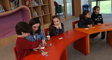 Minikler kendi Ramazan davulunu yaptı